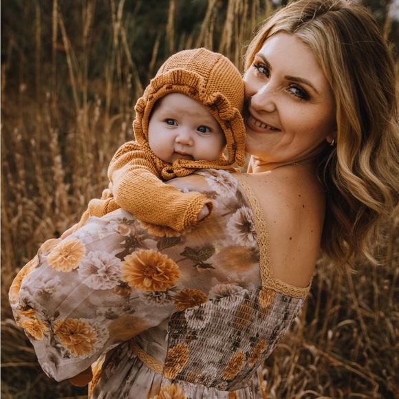 Morning Fog Floral Drop Maxi Dress - Picture 4 of 5